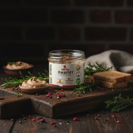 Паштет домашний из печени гуся